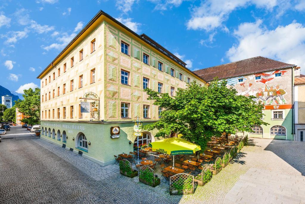 Brauereigasthof/Hotel Burgerbrau Bad Reichenhall Exterior photo